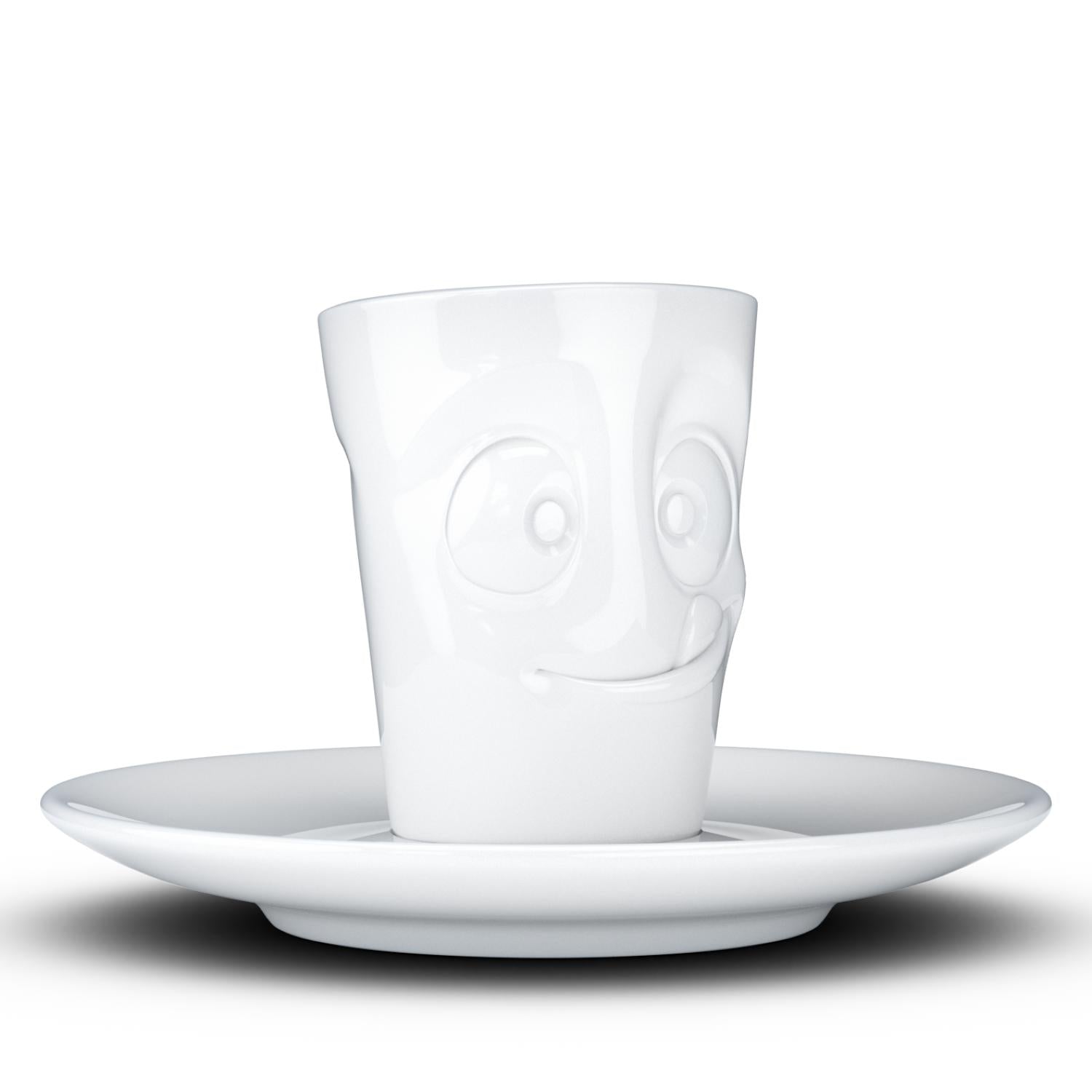 30 Tapered Personalized Espresso Cup Favors 3.5 Oz. I.T.I. Dover™ White  Porcelain After-dinner Cups, Demitasse, Mini Mugs 