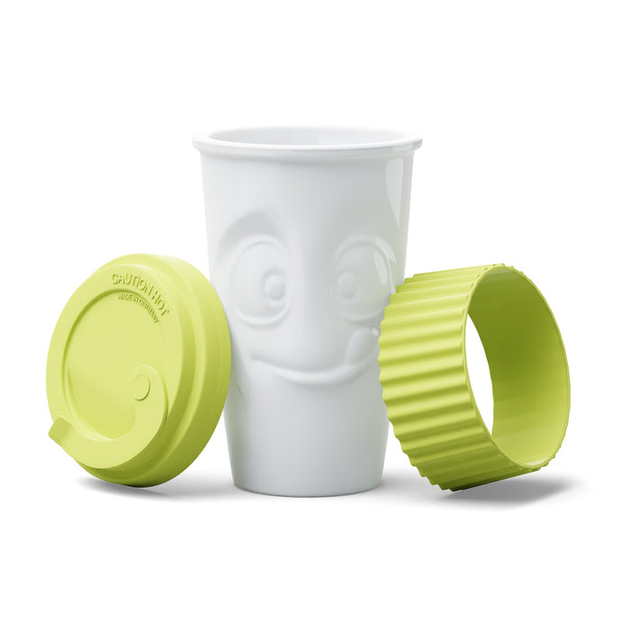 Coffee Mug Set No. 2, Cheery & Baffled Face (Mugs Without Handles) –  FIFTYEIGHT Products